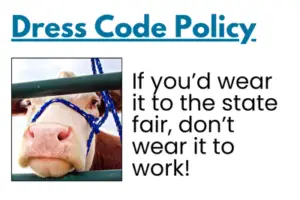 Policy on Dress Code - DV20b