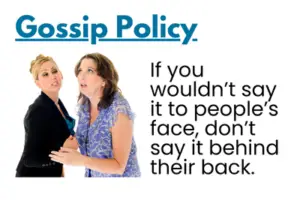 Policy on Gossip - DV20b